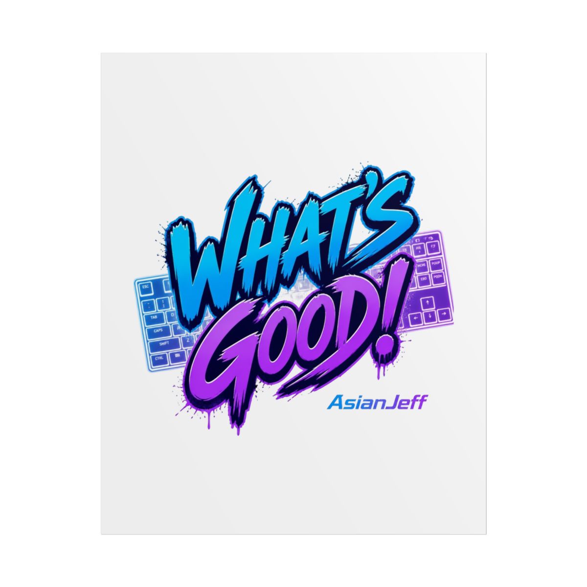 AsianJeff "Good!" Poster - Official Posters & Wall Art merchandise