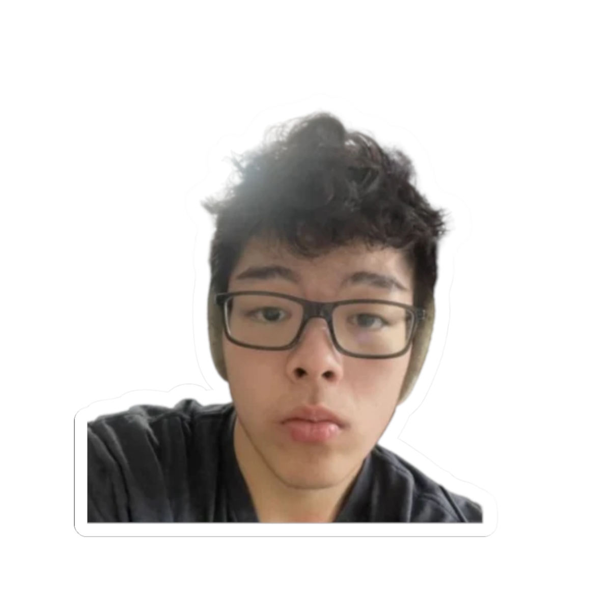 Custom Face Portrait Kiss-Cut Sticker | Personal Photo Sticker | AsianJeff